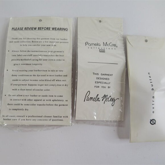 Pamela McCoy NWOT Women's Mint Green Leather Jacket, Size 1X - Picture 7 of 9